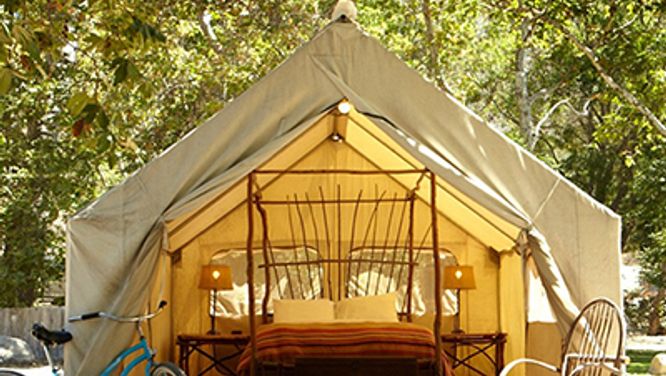 How to go glamping in your own backyard