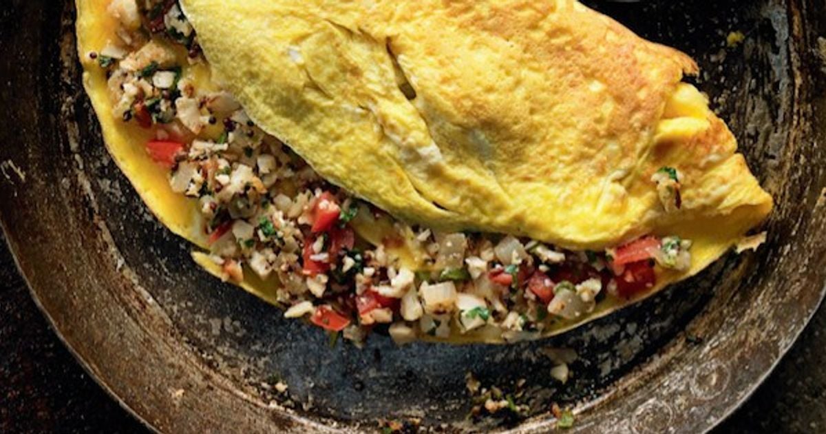 Madhur jaffrey's spicy cauliflower omelets Chatelaine