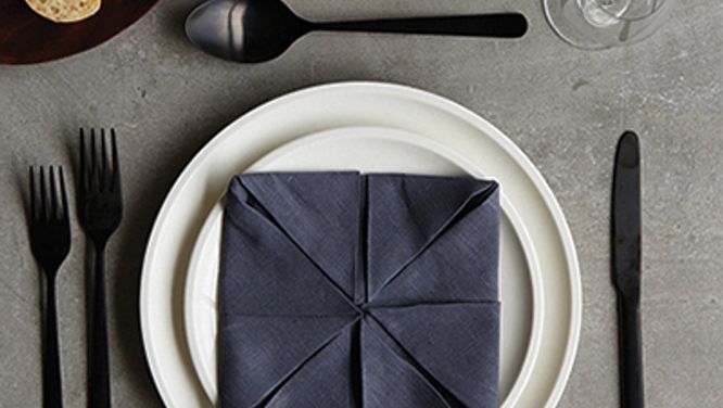 How to fold a napkin like an entertaining pro