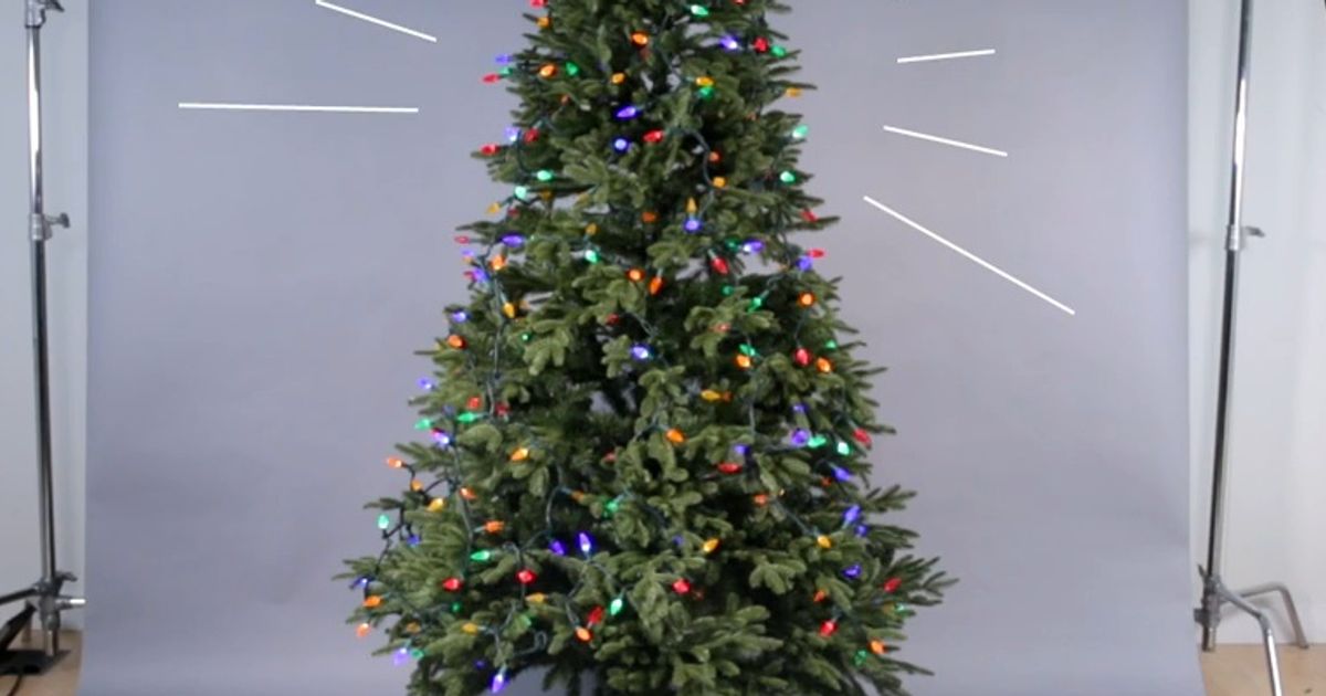 How to light a Christmas tree Chatelaine