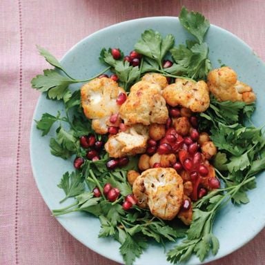 Nigella Lawson's Warm Spiced Cauliflower And Chickpea Salad