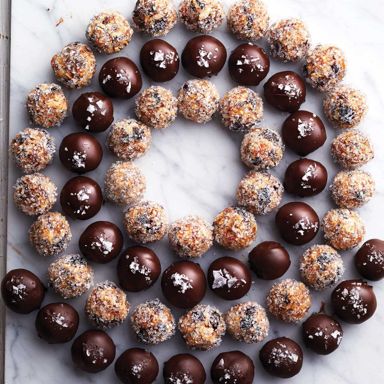 Chestnut-Marzipan Rum Balls