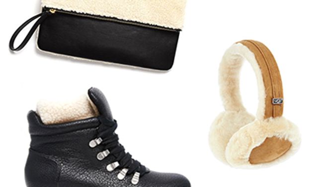 Shearling: not just for coats anymore