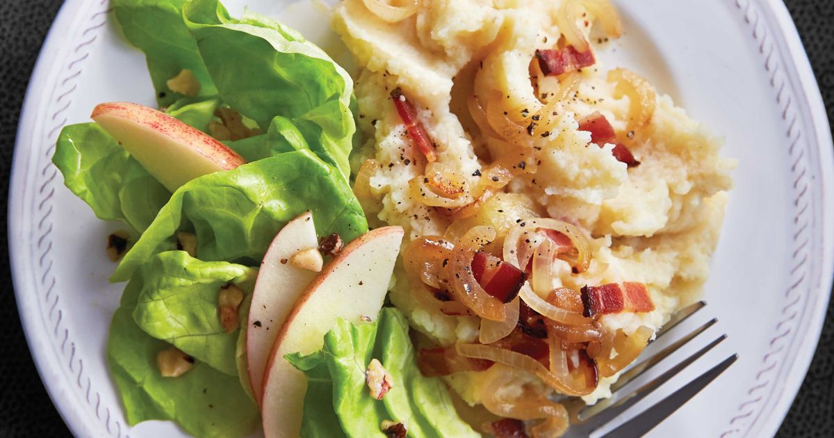 Bacon Colcannon With Apple Salad Recipe - Chatelaine