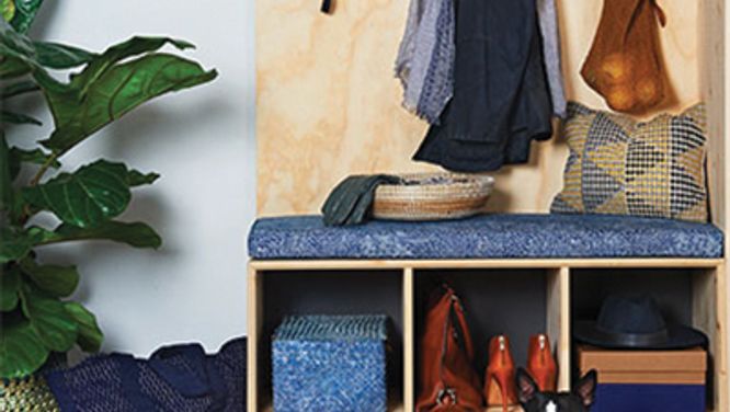 Watch: How to make the easiest-ever entryway organizer