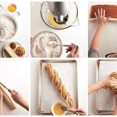How to make a cinnamon-twist wreath