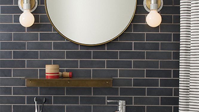 How to add big style to a small bathroom