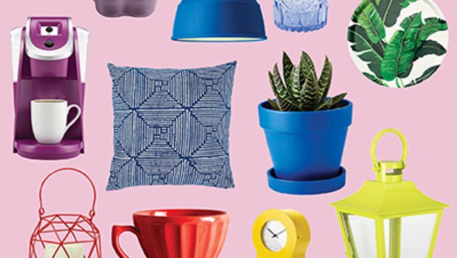26 decor items for summer (in every colour of the rainbow)