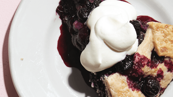 Chatelaine Quickies: Blueberry pie