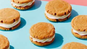 Bite Me More's ginger cookie sandwiches with lemon filling