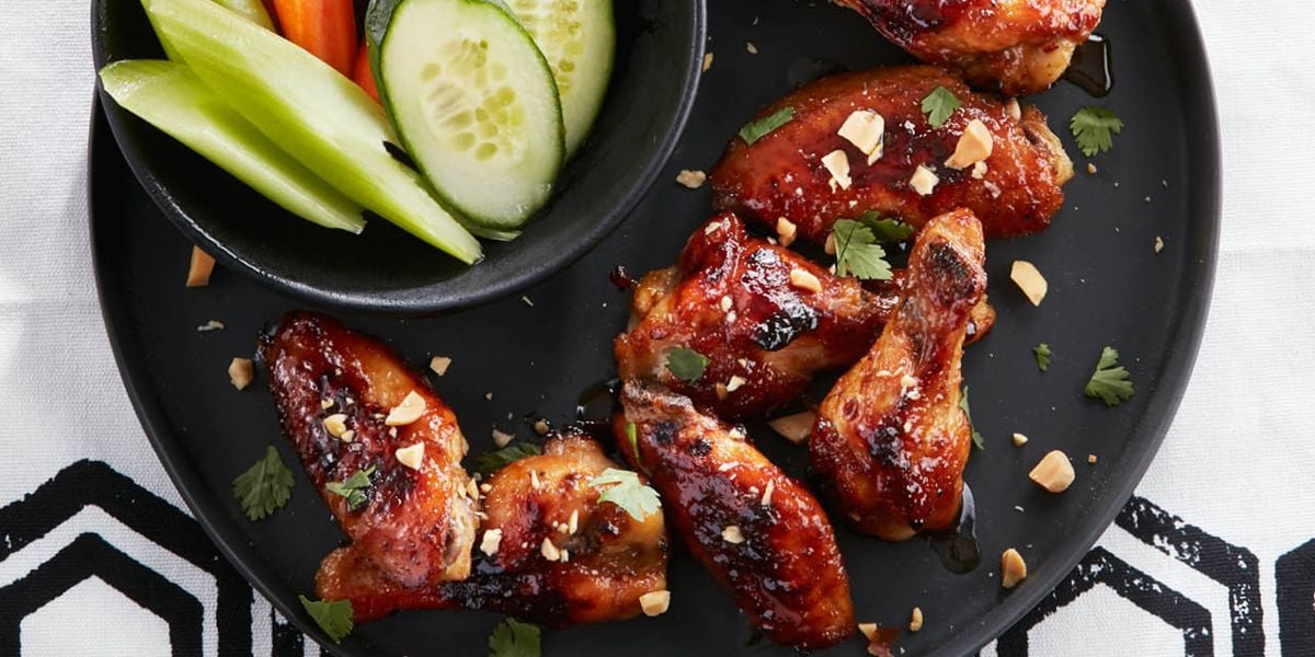 Honey garlic chicken wings