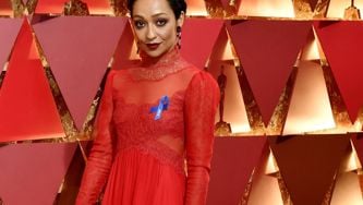 Why stars were wearing blue ribbons on the Oscars red carpet
