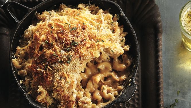 A modern mac n' cheese menu
