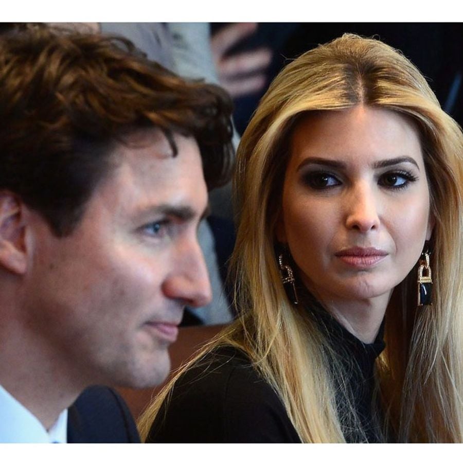 Ivanka Expression Ivanka Trump Y Justin Trudeau
