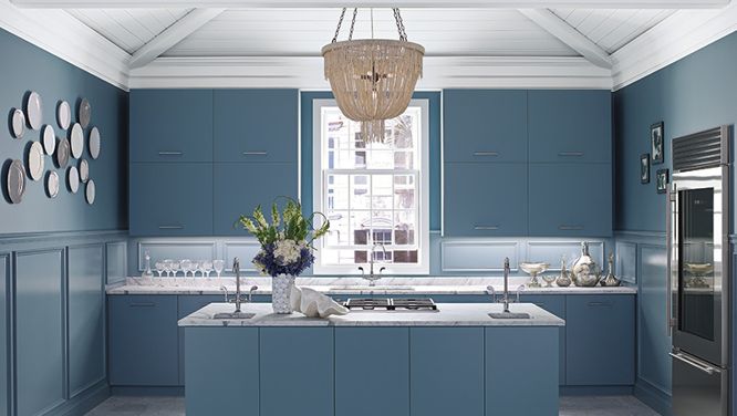 This season’s kitchen trends: blue’s the hue!