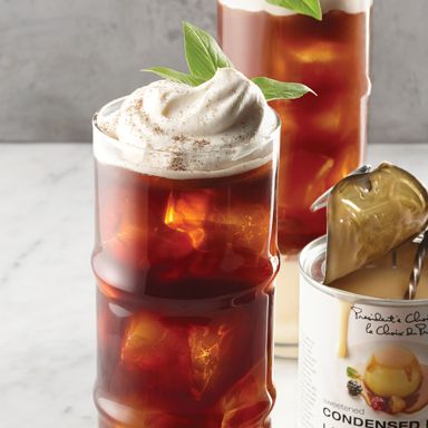 Thai iced tea cocktail