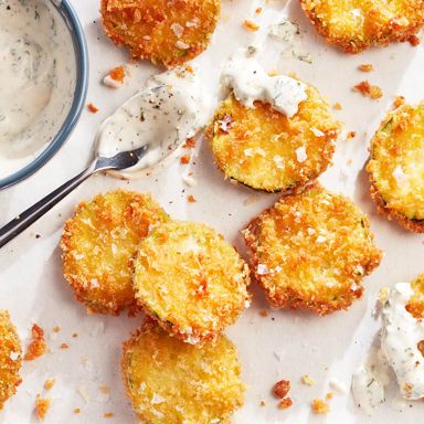 Zucchini Parmesan Crisps