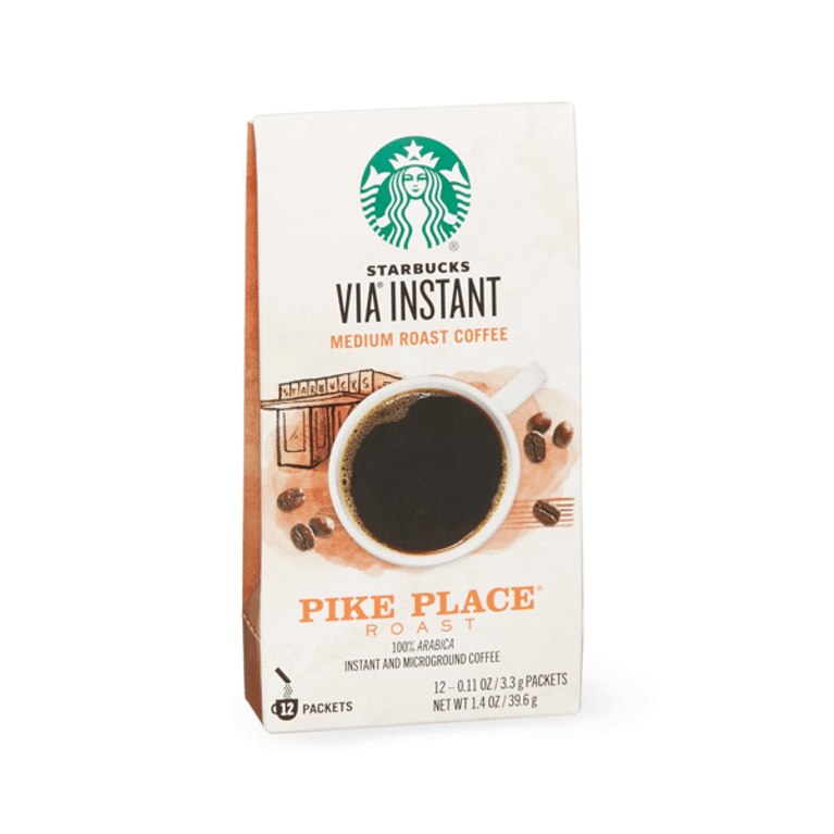 Starbucks VIA Ready Brew Pike Place Roast, $13, Starbucks