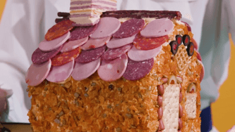 We recreated this edible meat cottage from 1971 — and it's spectacular!