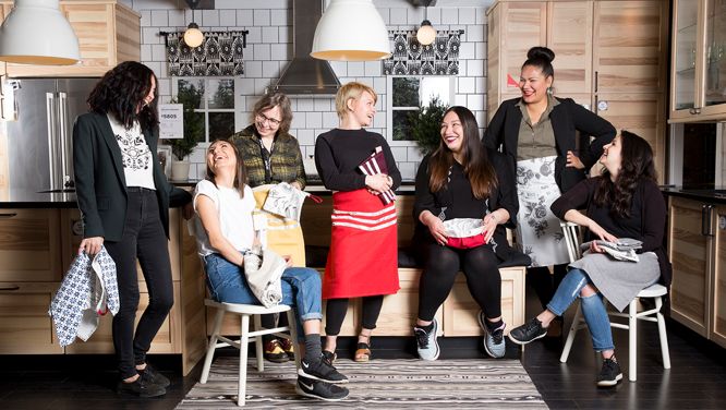 Check out this super-cute new Ikea collaboration with Setsuné Indigenous Fashion Incubator