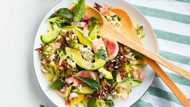 Chef’s Salad With Blue Cheese And Ham