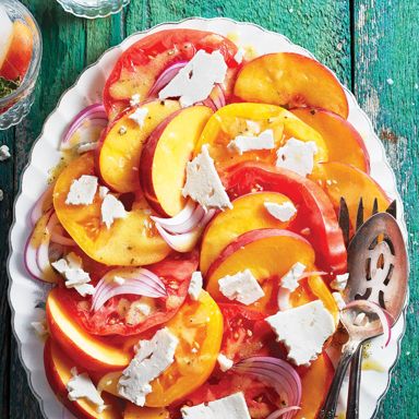 Tomato And Peach Salad