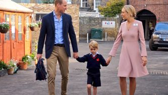 Prince William Drops Prince George Off For His First Day of School