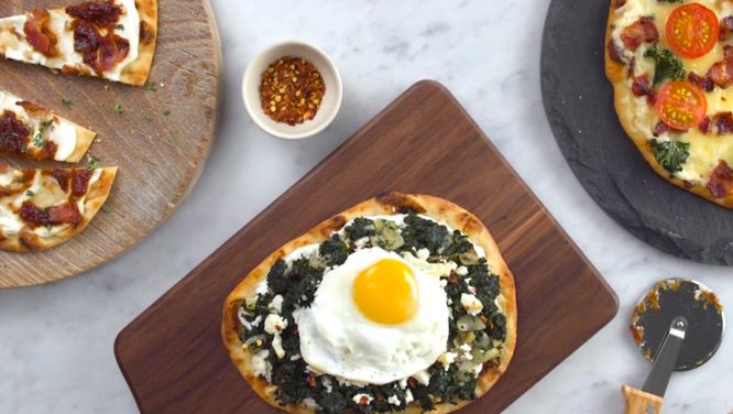 Chatelaine Quickies: How To Make Naan Pizza, 3 Ways