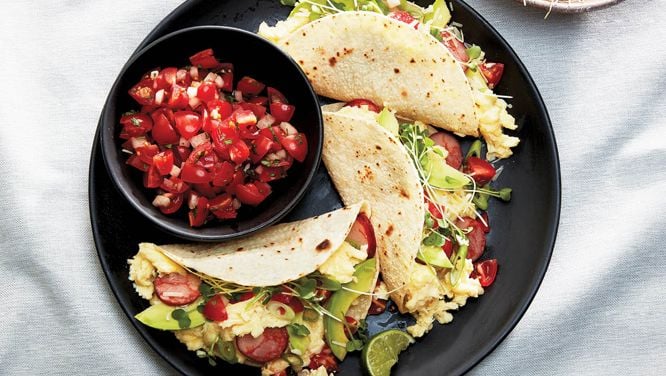 Scrambled Egg Tacos