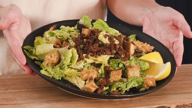 How To Make A Creamy, Smoky Caesar Salad — Without Any Meat Or Dairy