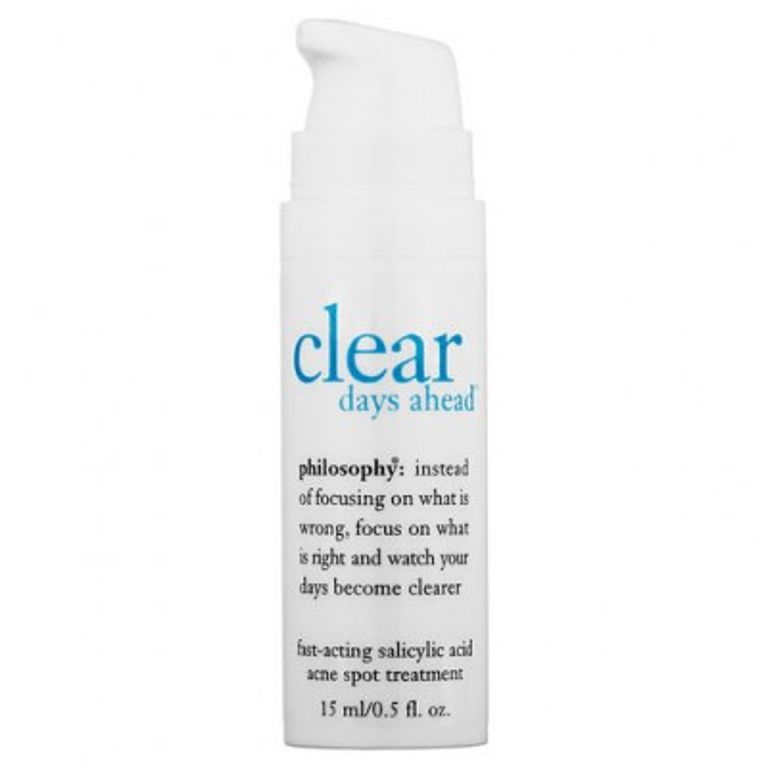 PHILOSOPHY Clear Days Ahead™ Fast-Acting Salicylic Acid Acne Spot Treatment, Sephora, $13 (from $23) 
