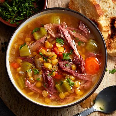 Slow Cooker Split Pea And Ham Soup