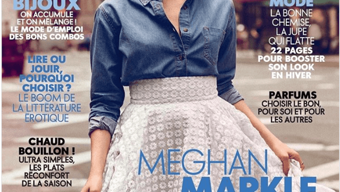 Meghan Markle Is On The Cover Of Elle France Without Her Freckles