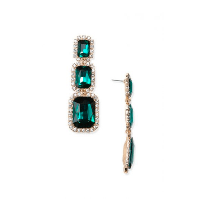 Green Stone H&M Earrings, accessories under $100