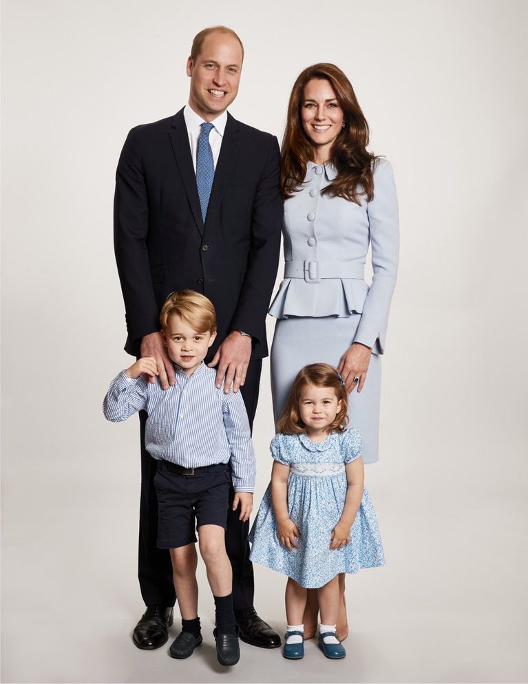 Prince William and Kate Middleton's Christmas portrait 2017