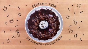 Chatelaine Quickies: Gluten-Free Chocolate Fudge Cake