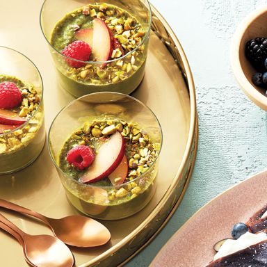 Overnight Matcha Chia Pudding