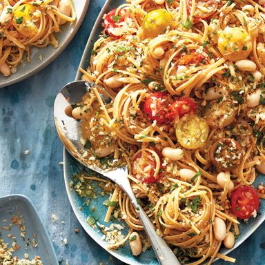 Tuscan White Bean And Tomato Pasta