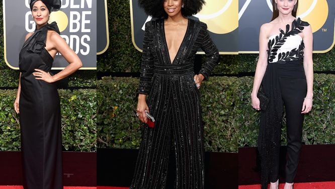 Here Are The Celebrities Who Wore Black To The Golden Globes
