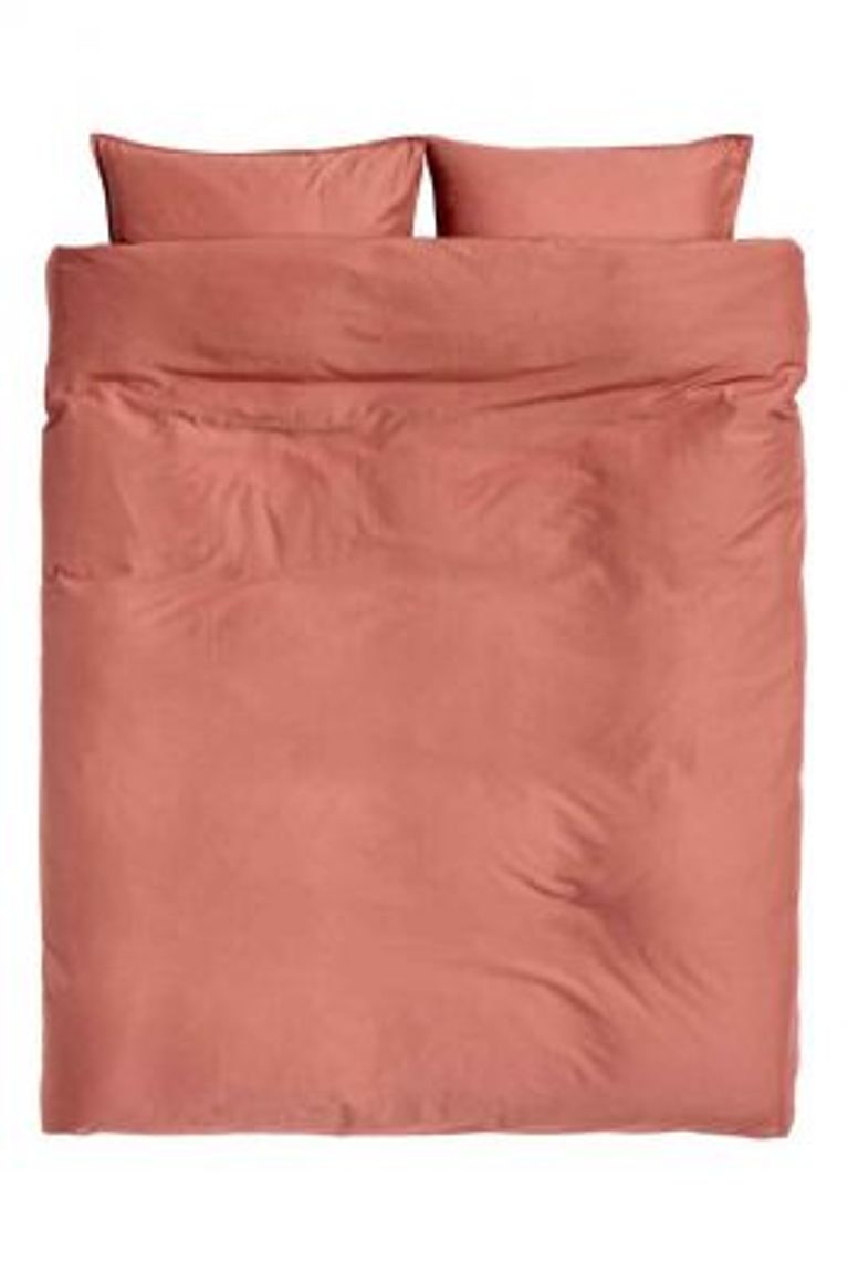 Washed cotton duvet cover set, H&M Home, $50 (from $70)