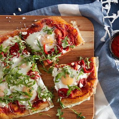 Shakshuka pizza