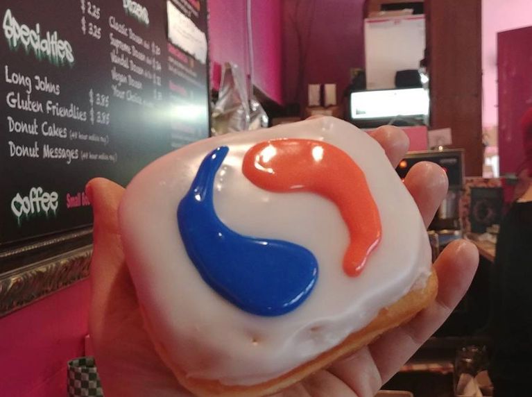 Tide pod doughnut from Vandal Doughnuts