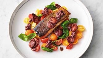 Jamie Oliver's Smoky Chorizo Salmon