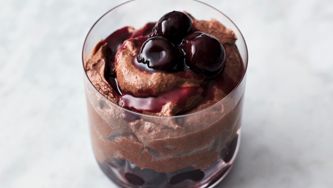 Jamie Oliver's Cherry Chocolate Mousse