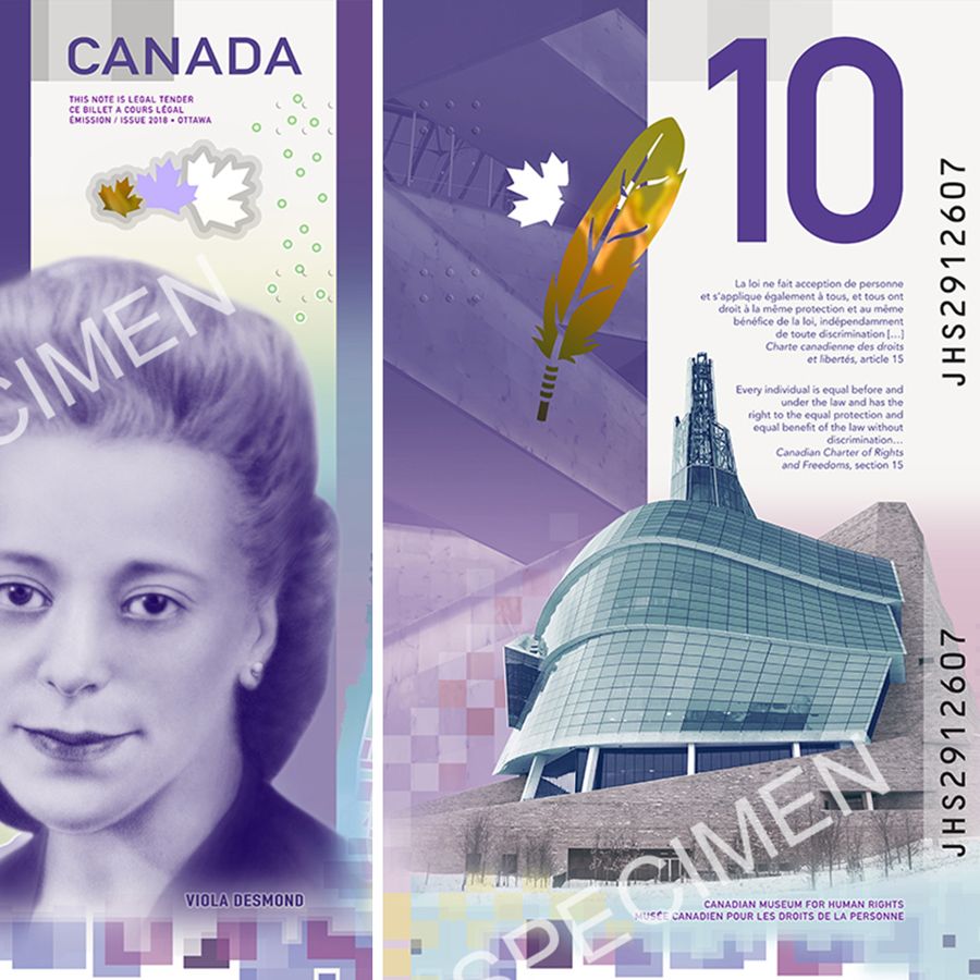 10 Dollar Bill Canada