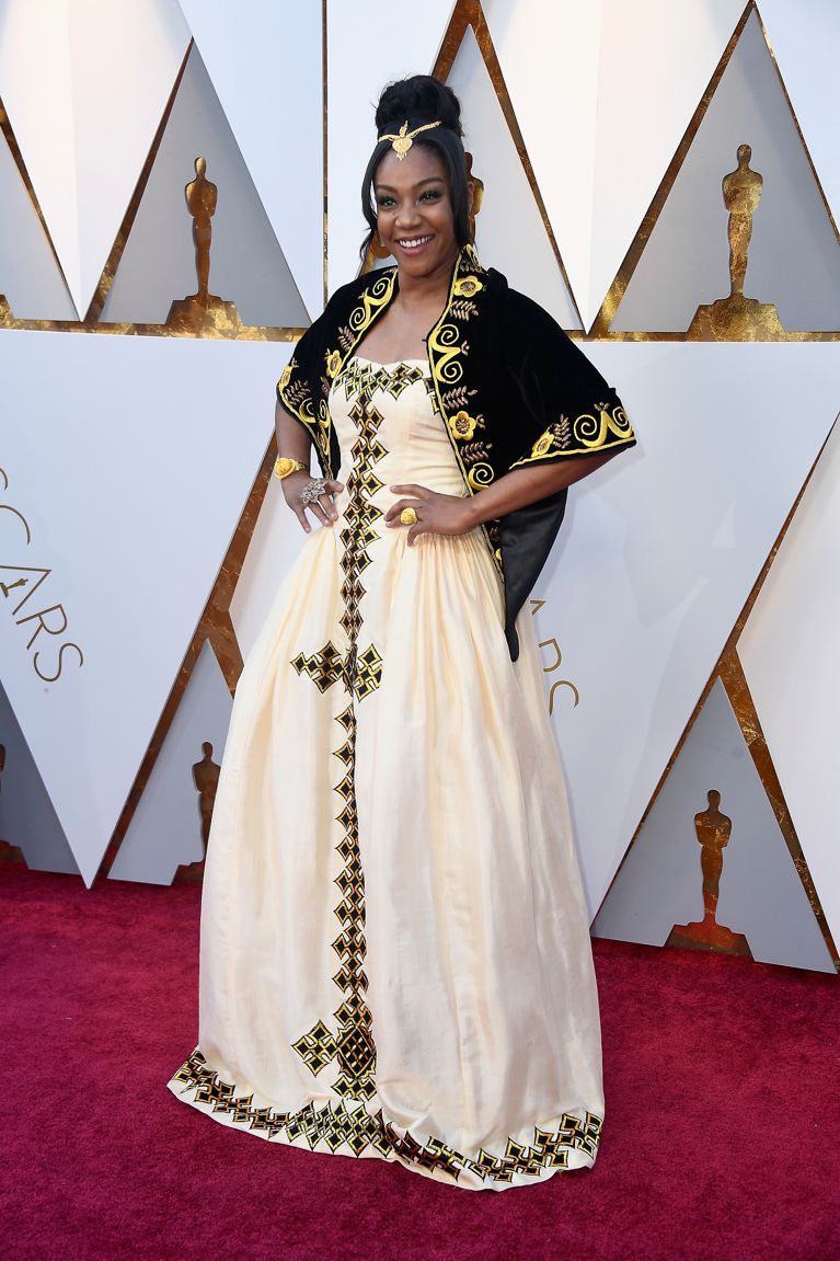 Tiffany Haddish on the Oscars 2018 red carpet.