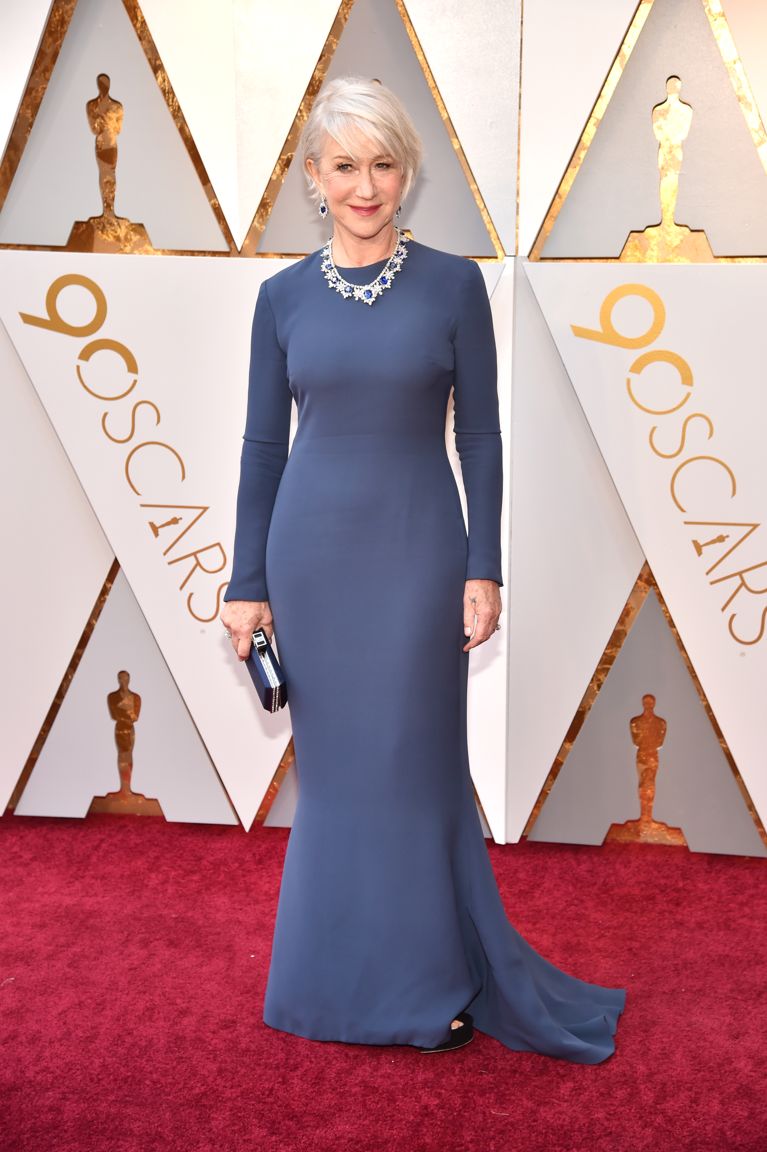 Helen Mirren on the Oscars 2018 red carpet