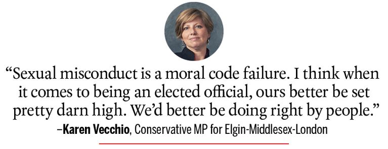 sexual harassment on parliament hill-Karen quote