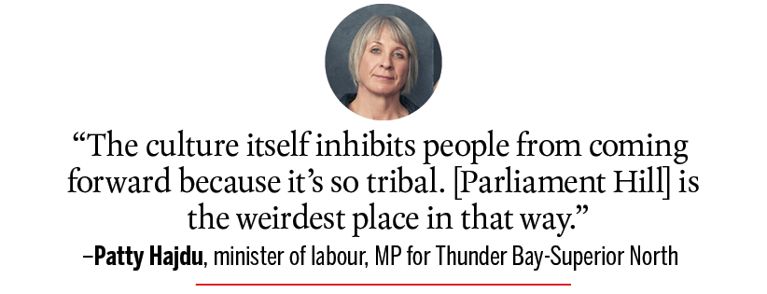 sexual harassment on parliament hill-Patty quote