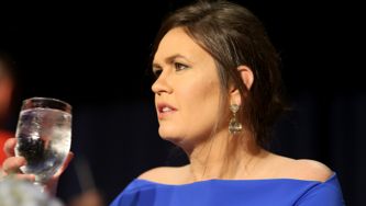 Did This Eyeshadow Joke About Sarah Huckabee Sanders Go Too Far?